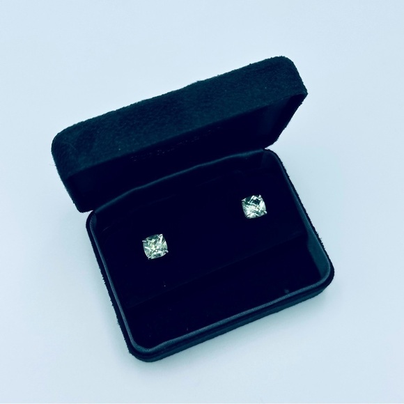 Tiffany & Co. Prasiolite Sparkler Earrings in Sterling Silver with Box - Picture 10 of 11